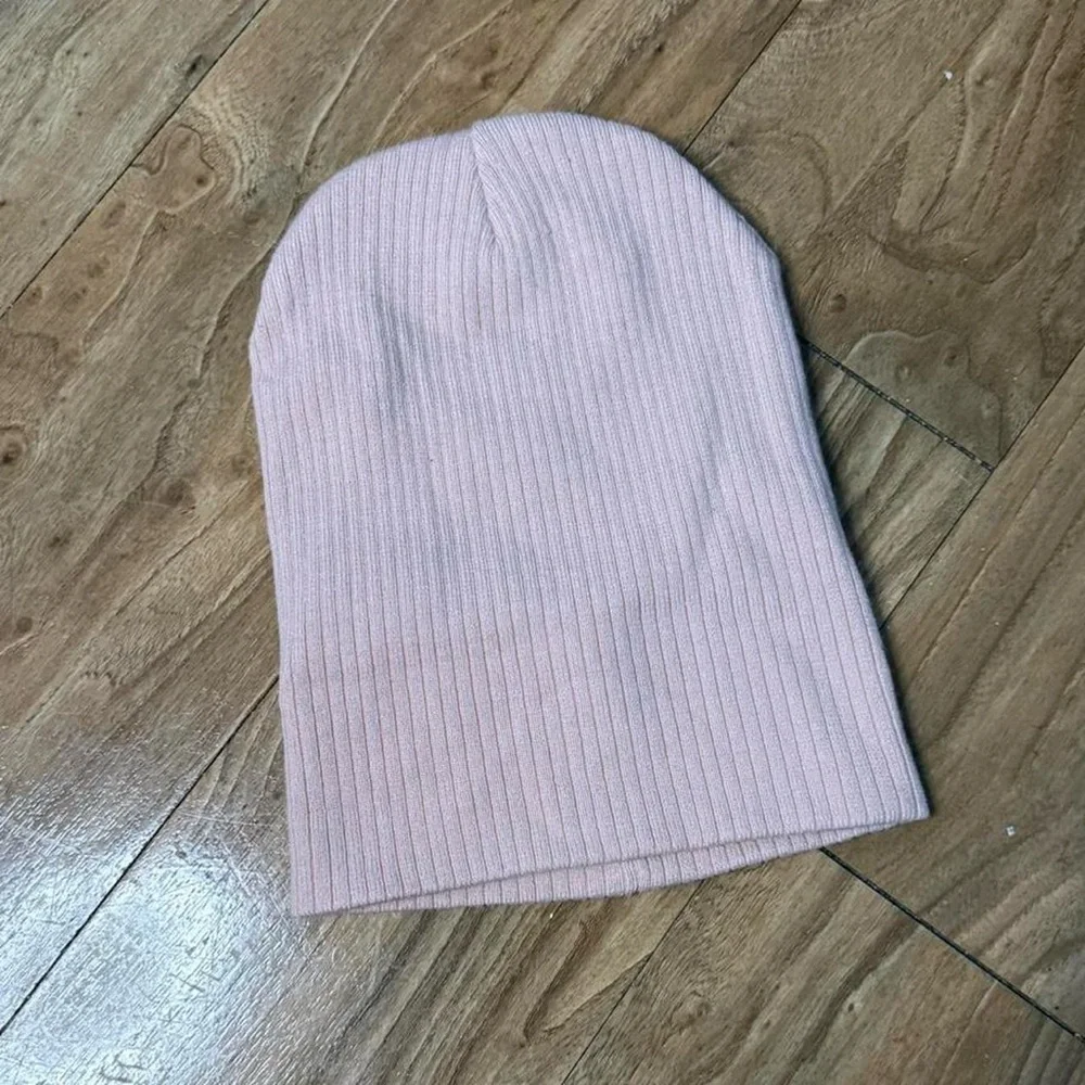 Pink Ribbed Beanie - Picture 2 of 2
